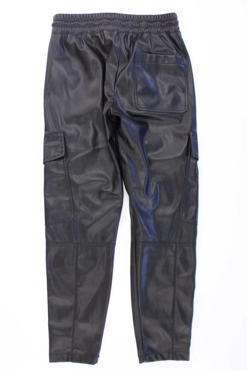 Zara Kunstlederhose Gr. XS schwarz