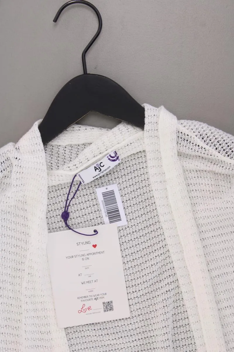 AJC Fashion Strickjacke Gr. 32/34 neu mit Etikett Kurzarm creme aus Viskose