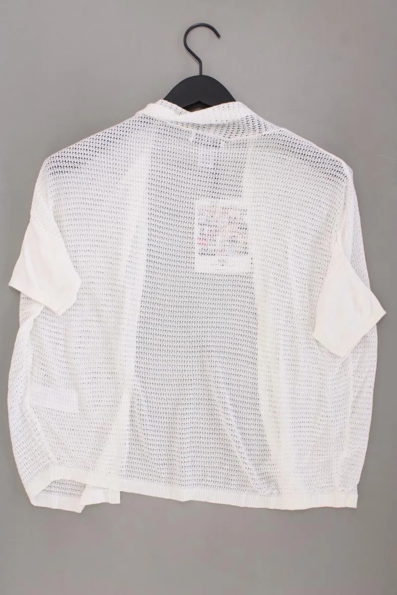 AJC Fashion Strickjacke Gr. 32/34 neu mit Etikett Kurzarm creme aus Viskose