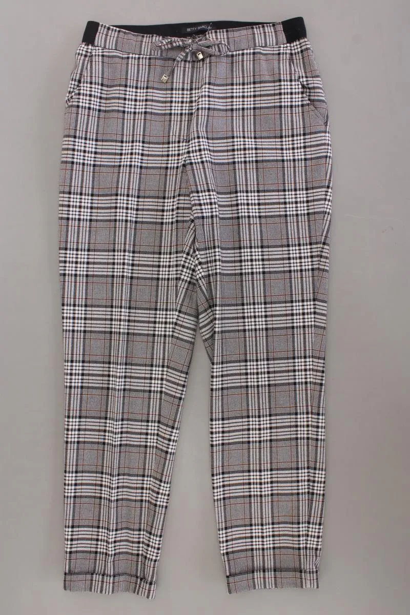 Betty Barclay Stoffhose Gr. 40 kariert grau aus Polyester