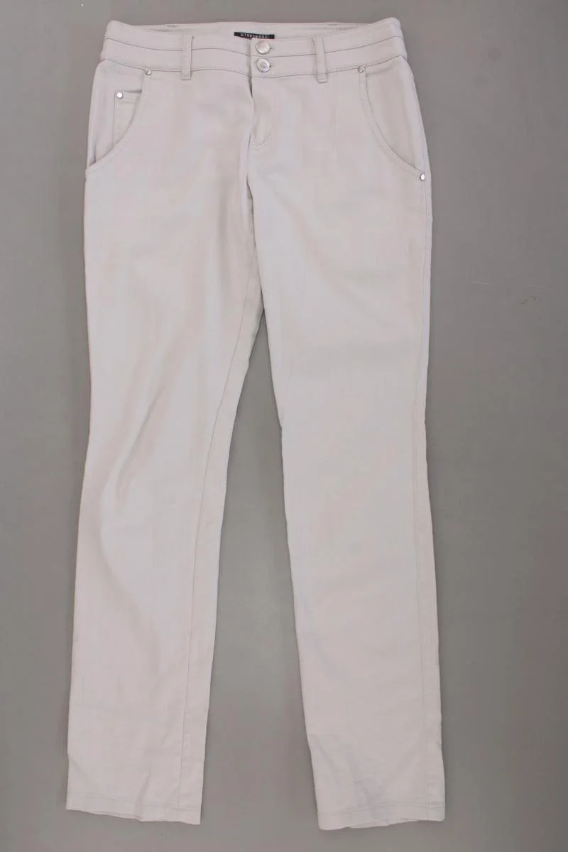 Strenesse Five-Pocket-Hose Gr. 38 creme aus Baumwolle