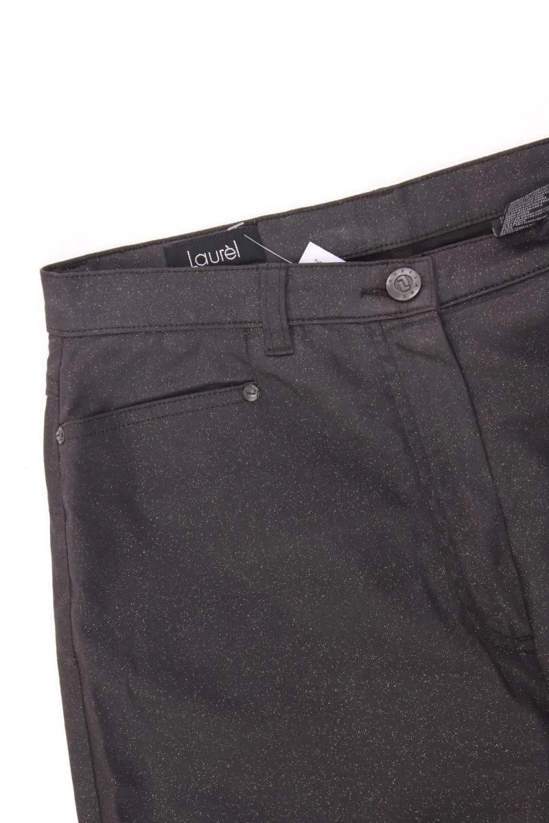 Laurèl Hose Gr. 38 mit Glitzer Vintage braun aus Baumwolle
