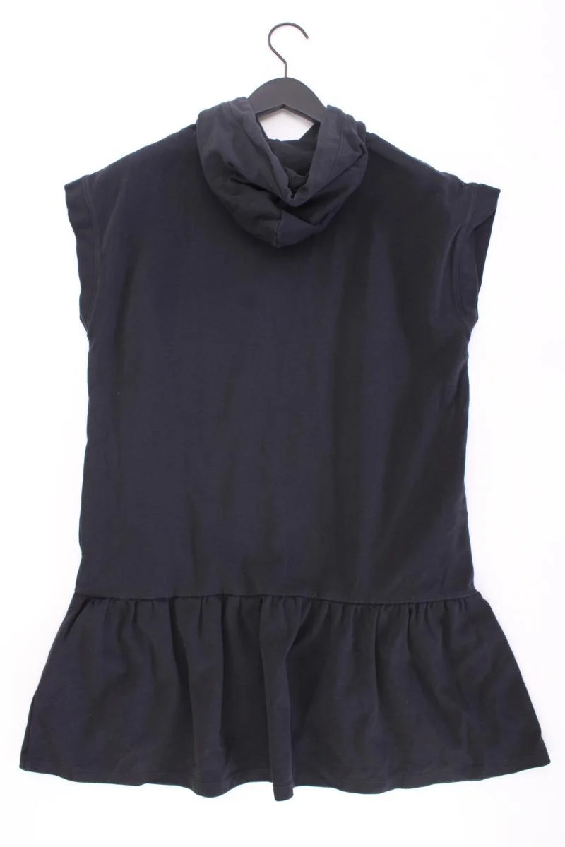 s.Oliver Kapuzenkleid Gr. 38 Kurzarm grau aus Baumwolle