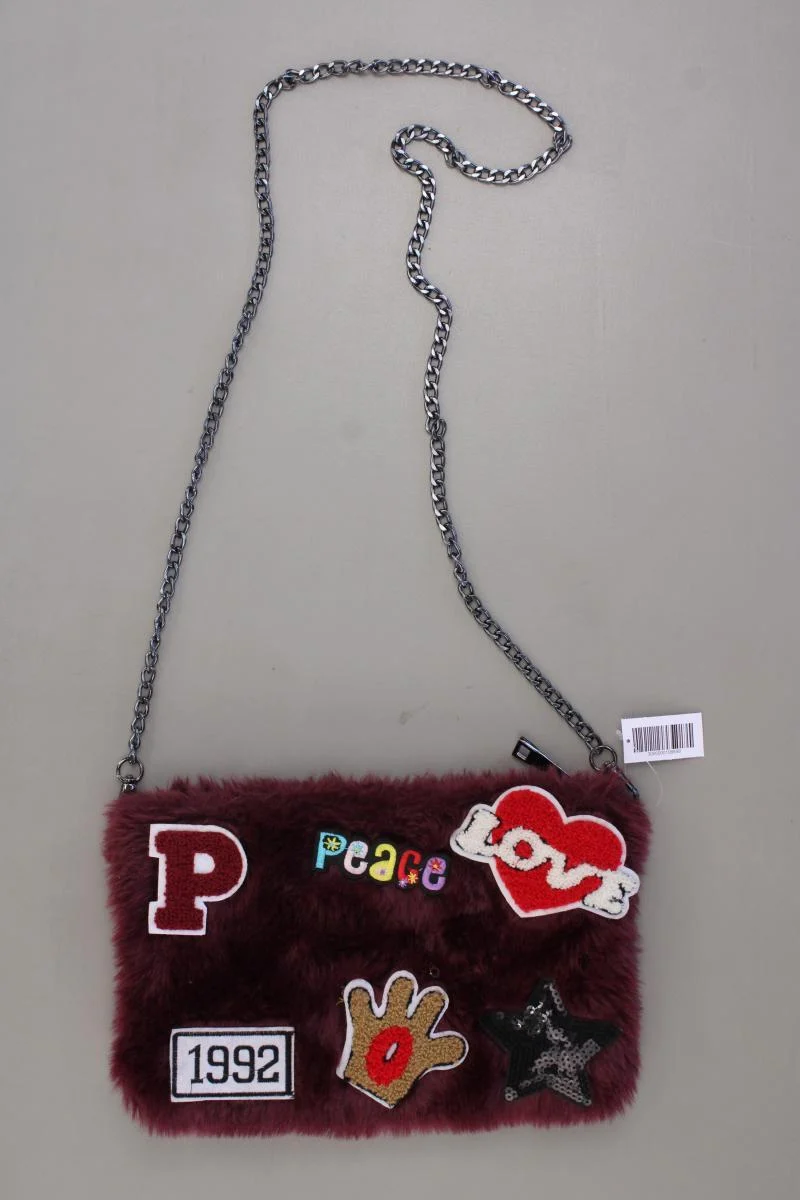 BSB Fashion Kunstfelltasche rot aus Polyester