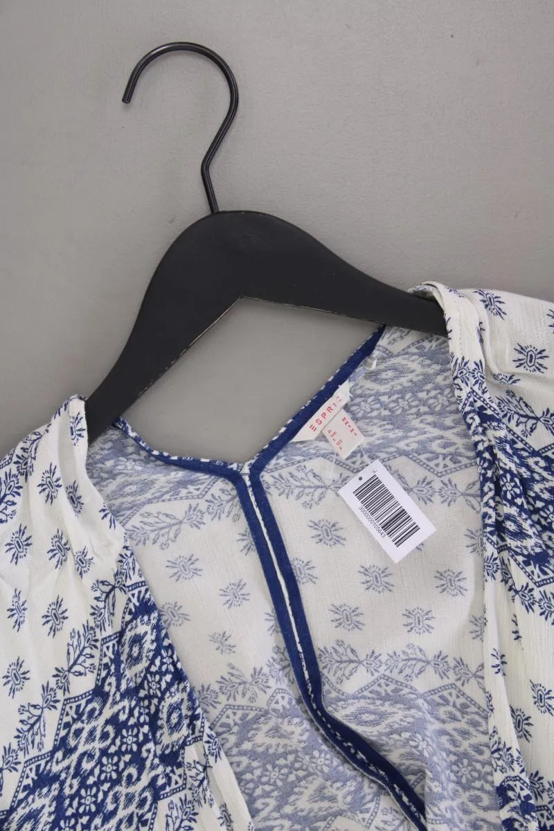 Esprit Poncho Gr. M Weite Ärmel blau aus Viskose