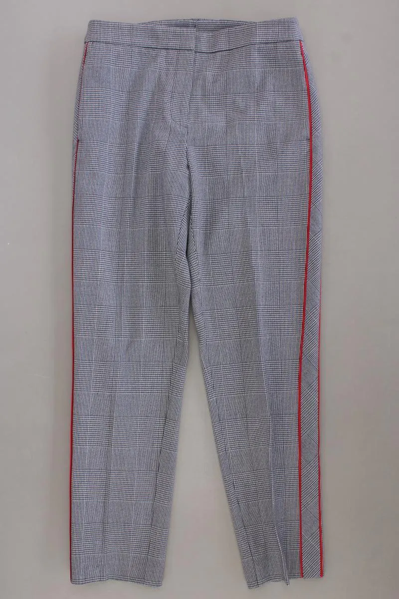 Tommy Hilfiger Stoffhose Gr. 38 hahnentritt grau aus Polyester