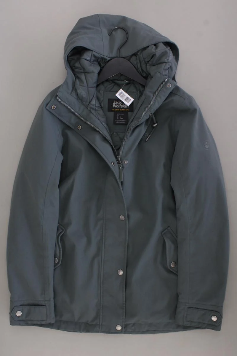 Jack Wolfskin Kapuzenjacke Gr. M grün aus Polyester