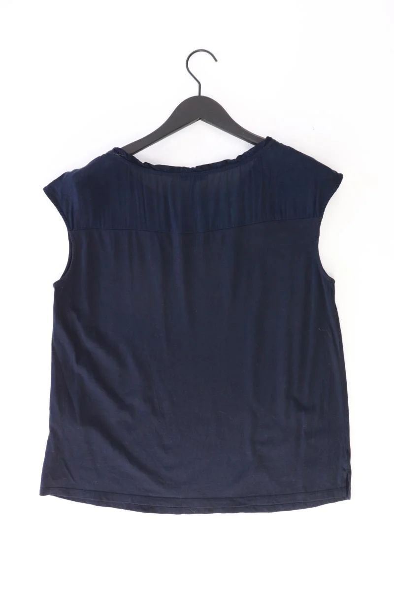Street One T-Shirt Gr. 42 Kurzarm blau aus Baumwolle