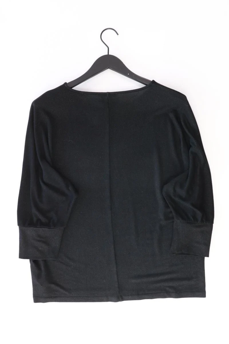 Opus Oversize-Shirt Gr. 44 3/4 Ärmel mit Glitzer schwarz aus Viskose