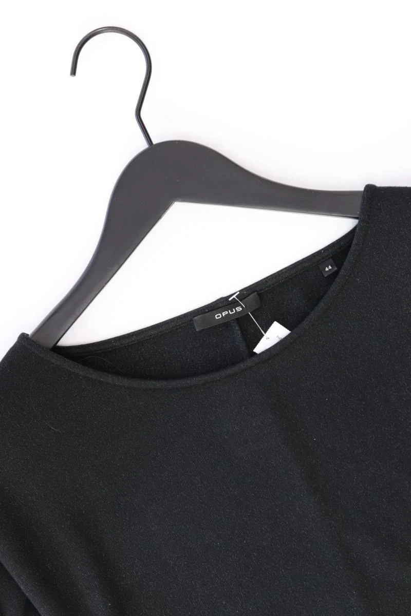 Opus Oversize-Shirt Gr. 44 3/4 Ärmel mit Glitzer schwarz aus Viskose