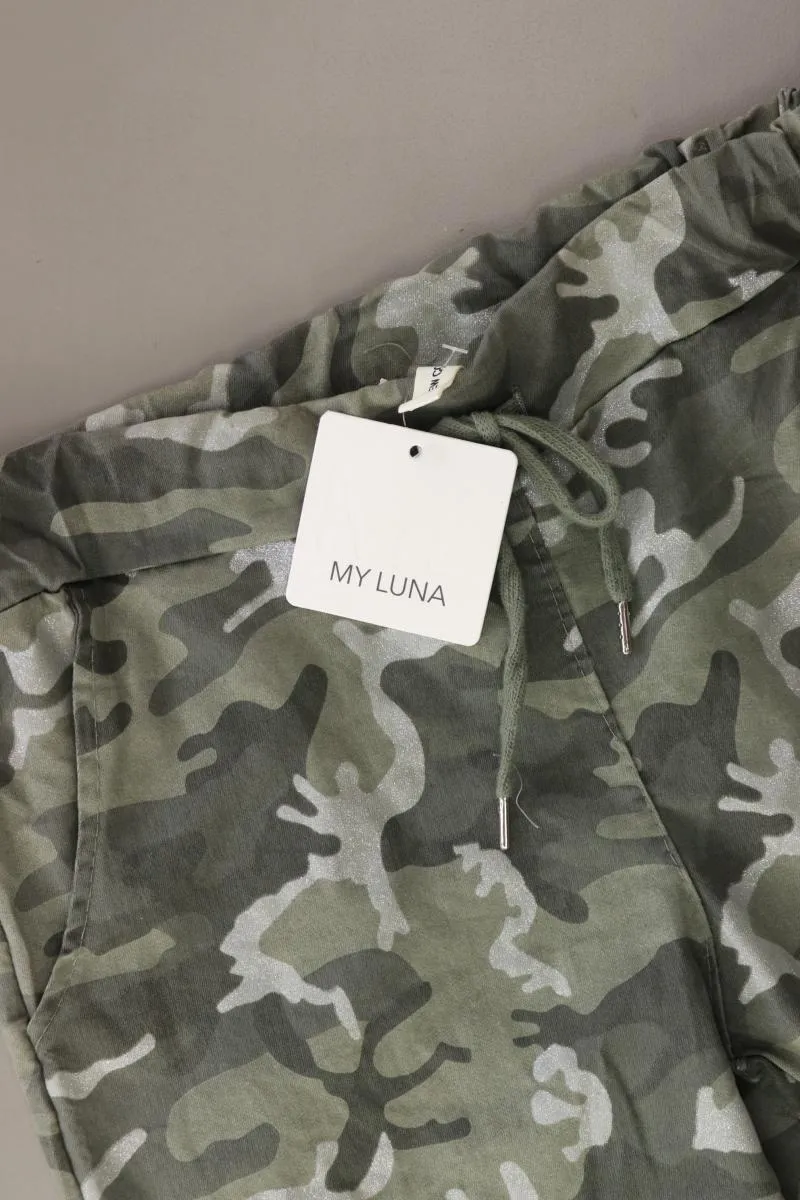 New Collection Stoffhose Gr. S camouflage neu mit Etikett olivgrün aus Polyester