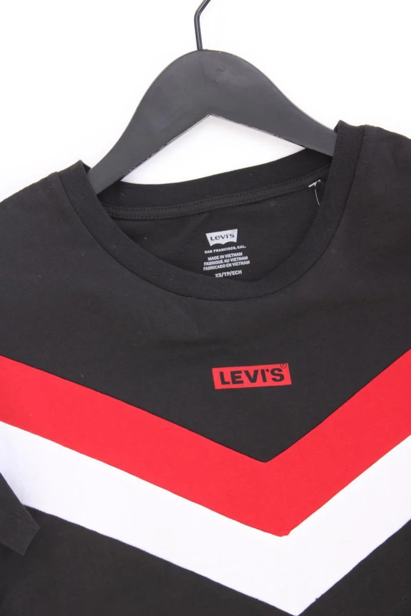 Levi's T-Shirt Gr. XS Kurzarm schwarz aus Baumwolle