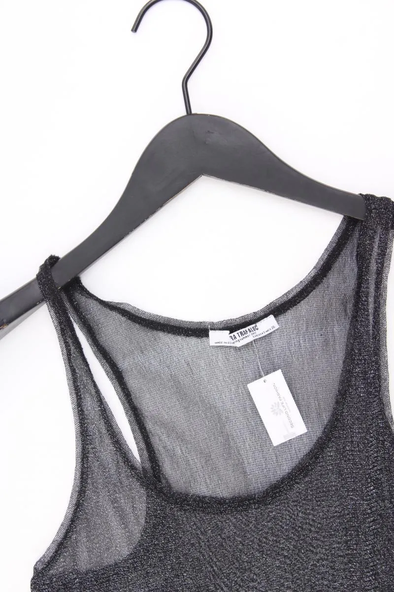 TRF Zara Trägertop Gr. S mit Glitzer silber