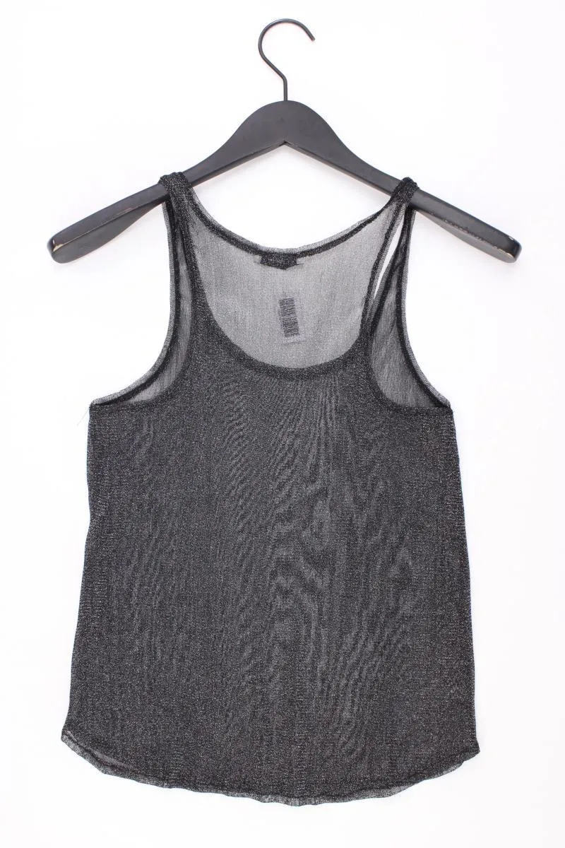 TRF Zara Trägertop Gr. S mit Glitzer silber