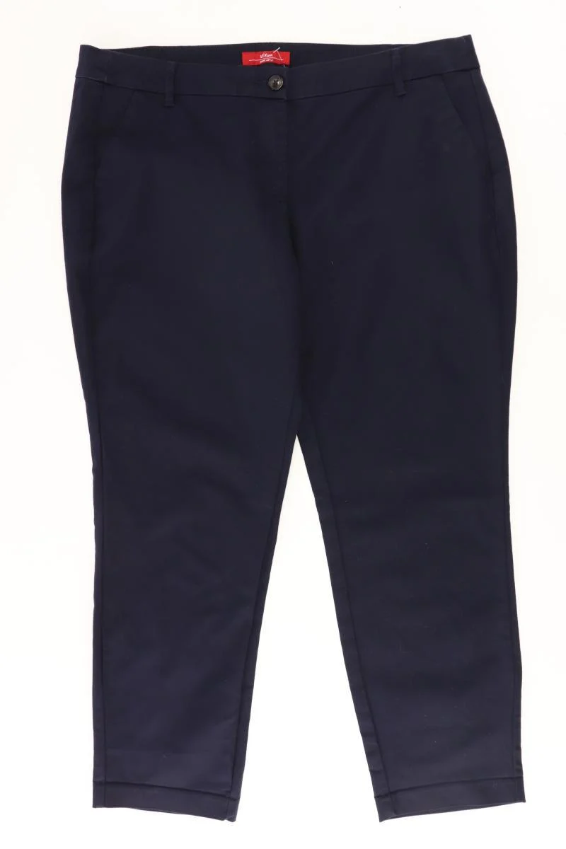 s.Oliver Hose Gr. 44 blau aus Baumwolle