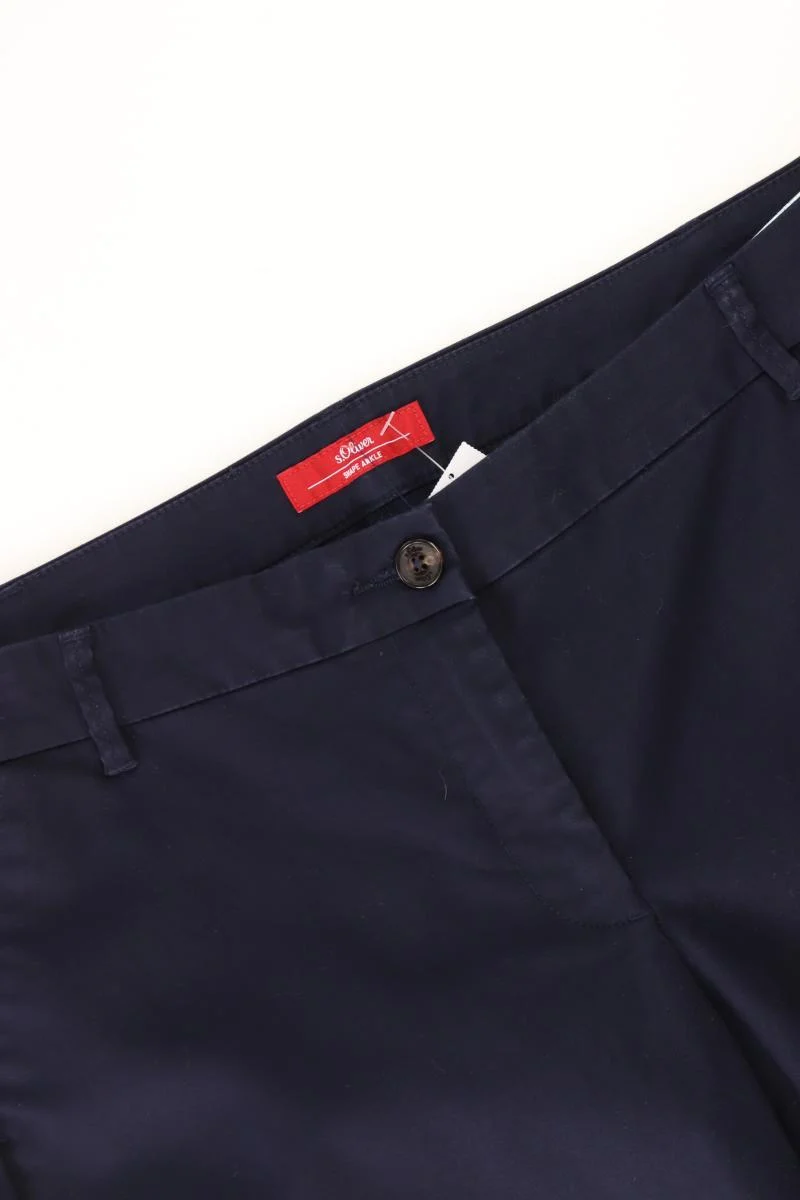 s.Oliver Hose Gr. 44 blau aus Baumwolle