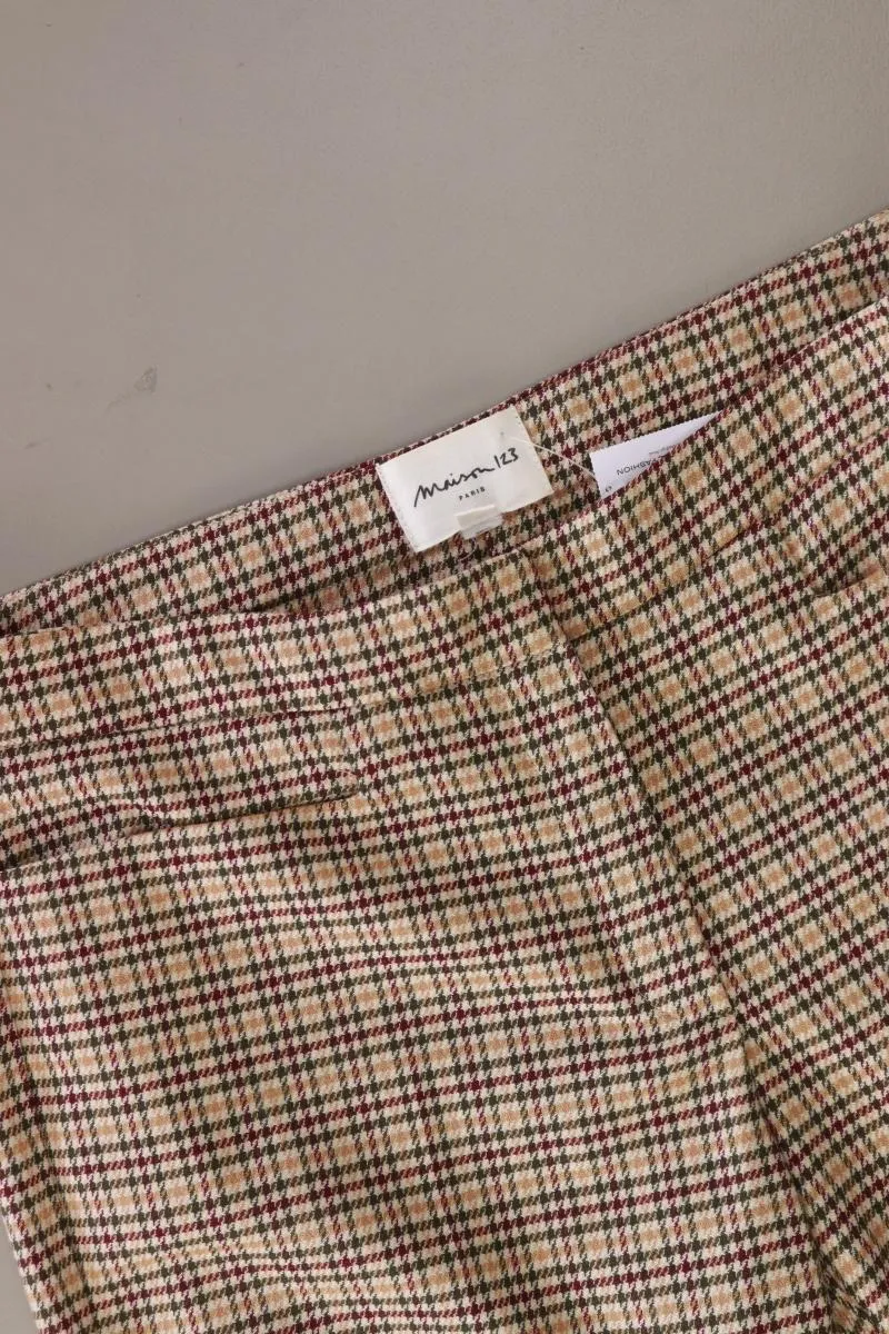 Maison 123 Paris Stoffhose Gr. 36 hahnentritt mehrfarbig aus Baumwolle