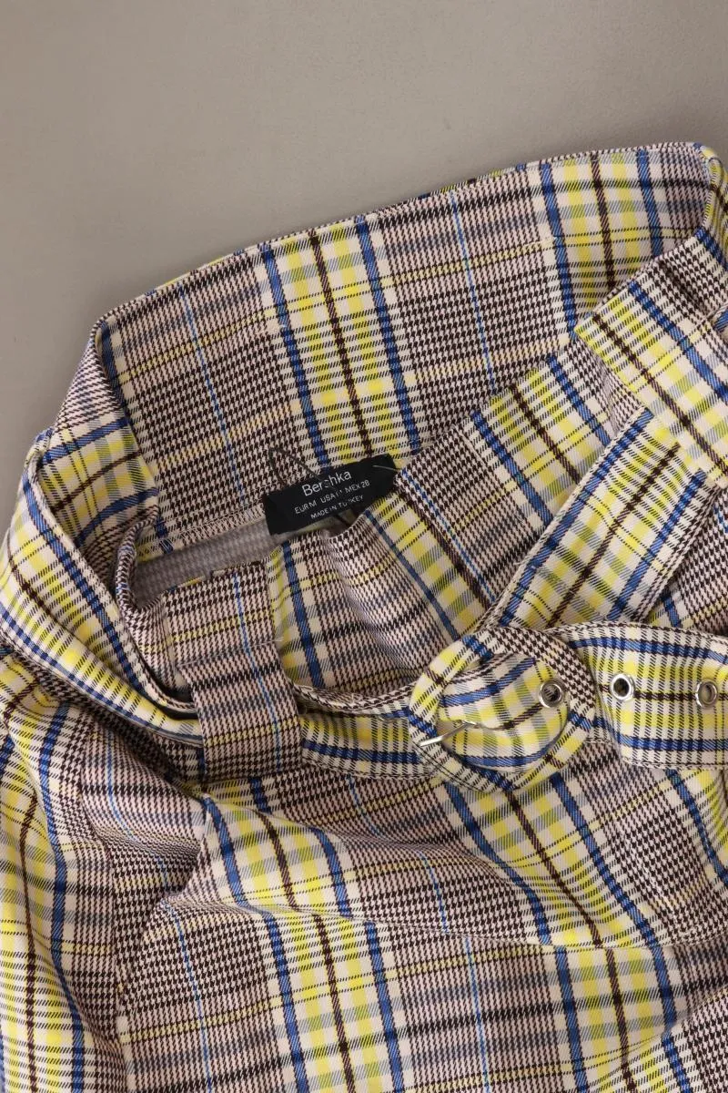 Bershka Rock Gr. M hahnentritt neuwertig gelb aus Polyester