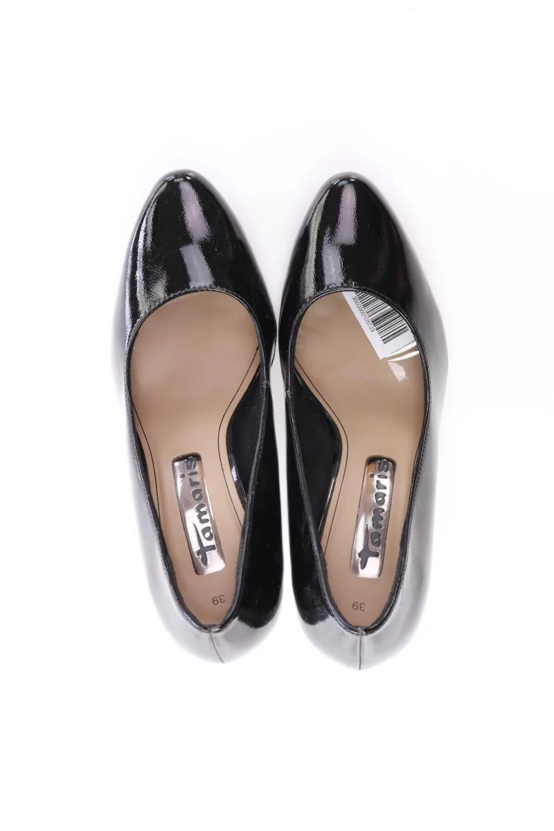 Tamaris Pumps Gr. 39 schwarz aus Leder