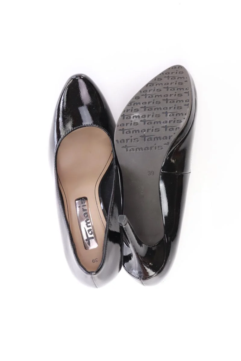 Tamaris Pumps Gr. 39 schwarz aus Leder