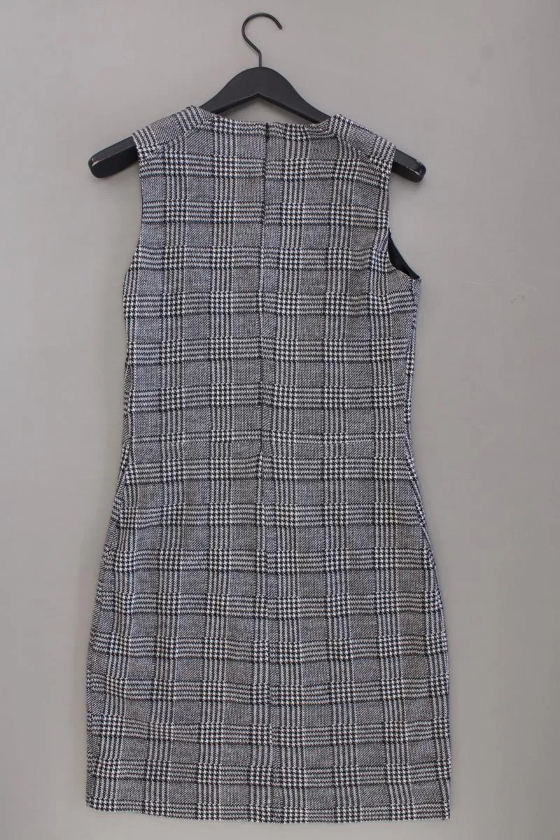 Mango Bleistiftkleid Gr. L kariert Ärmellos grau