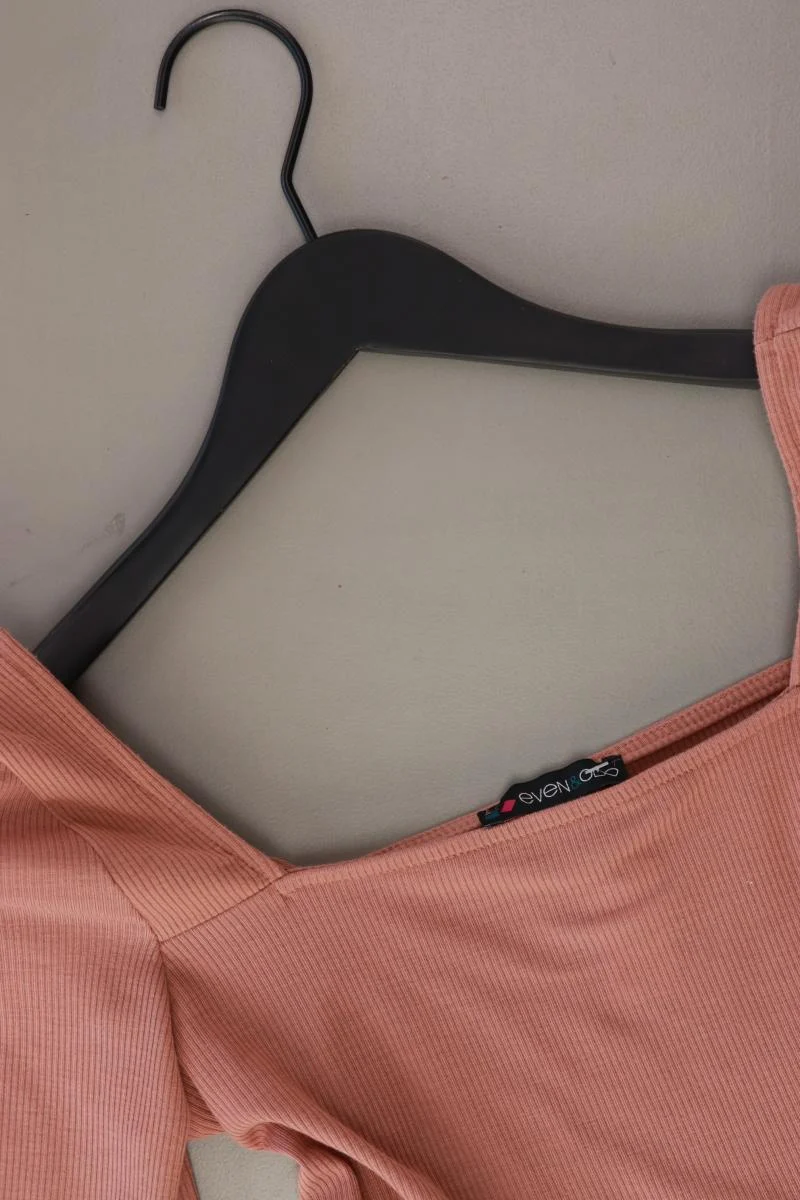 Even & Odd Cropped Shirt Gr. M Kurzarm braun aus Polyester