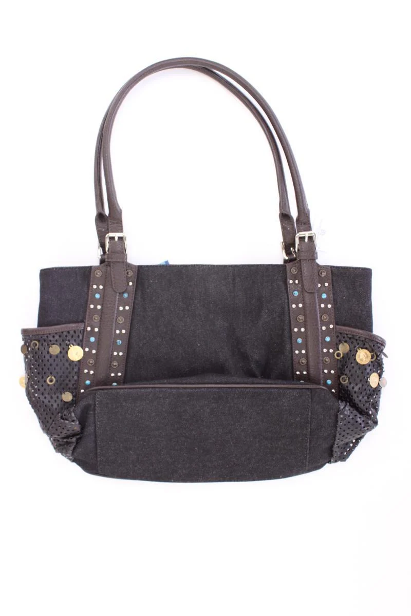 Tosca Blu Henkeltasche neuwertig grau aus Baumwolle