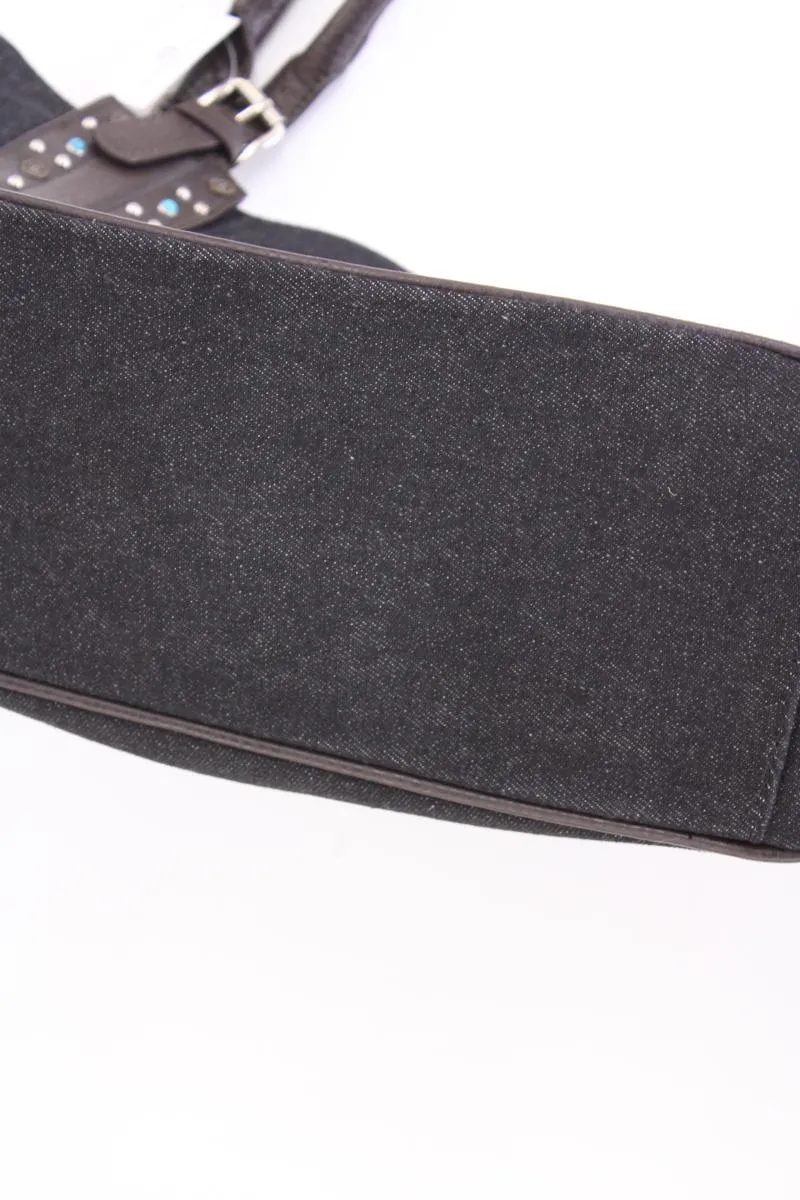 Tosca Blu Henkeltasche neuwertig grau aus Baumwolle