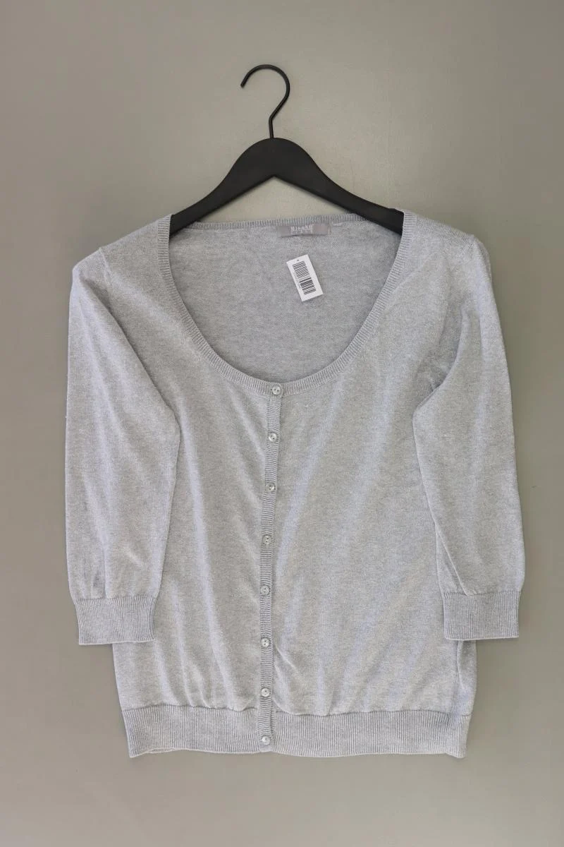 Milano Italy Strickjacke Gr. M 3/4 Ärmel grau