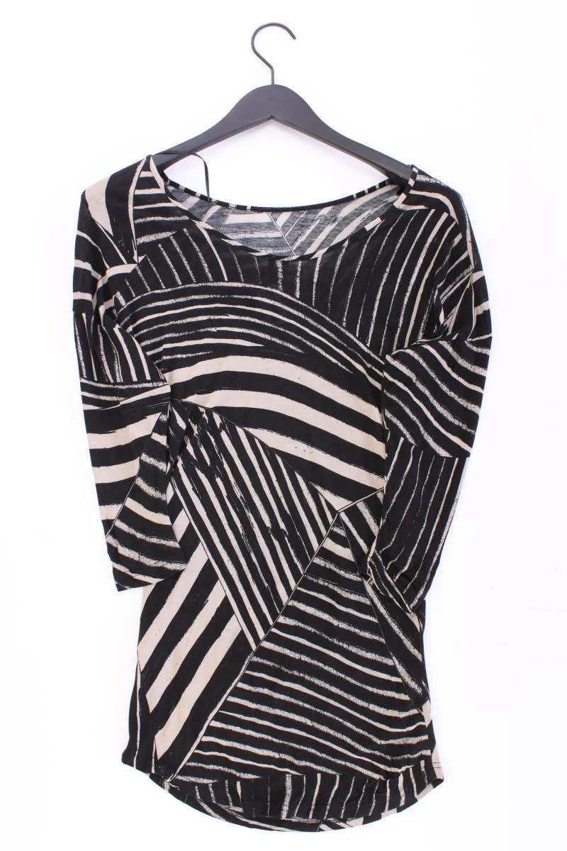 Vero Moda Schlauchkleid Gr. XS gestreift 3/4 Ärmel schwarz aus Viskose