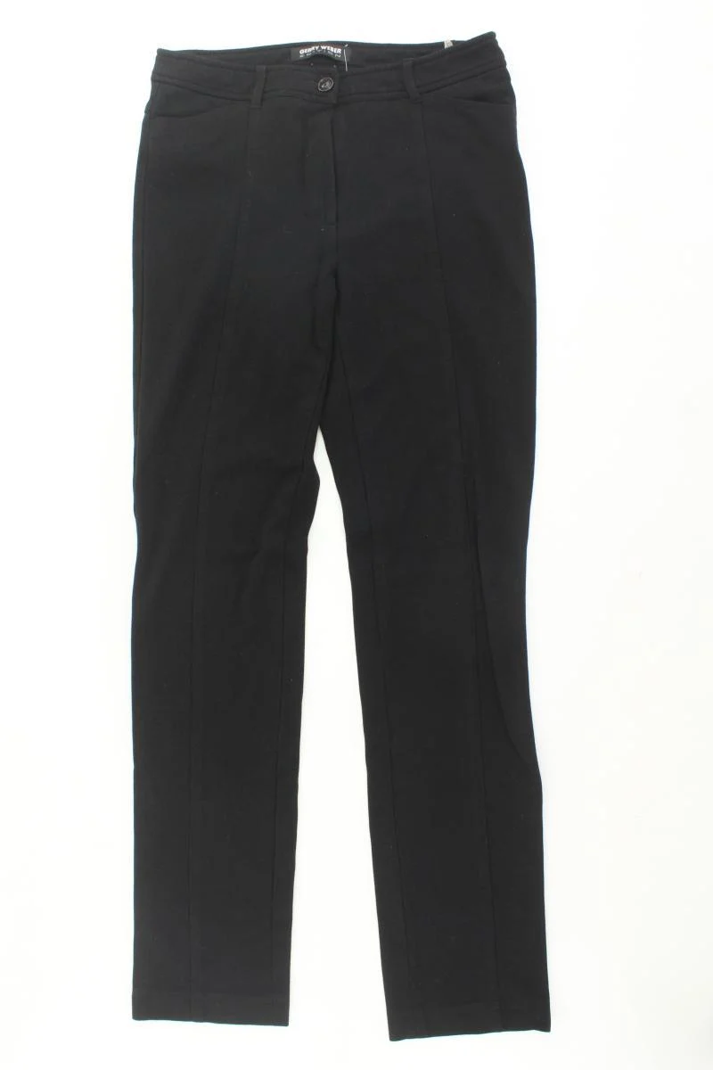 Gerry Weber Stoffhose Gr. 36 schwarz aus Viskose