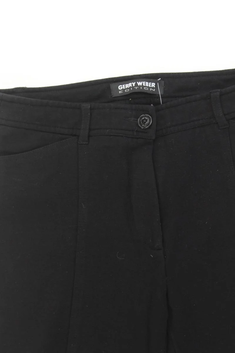 Gerry Weber Stoffhose Gr. 36 schwarz aus Viskose