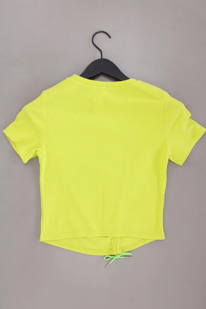 myMo ATHLSR Cropped Shirt Gr. L Kurzarm grün