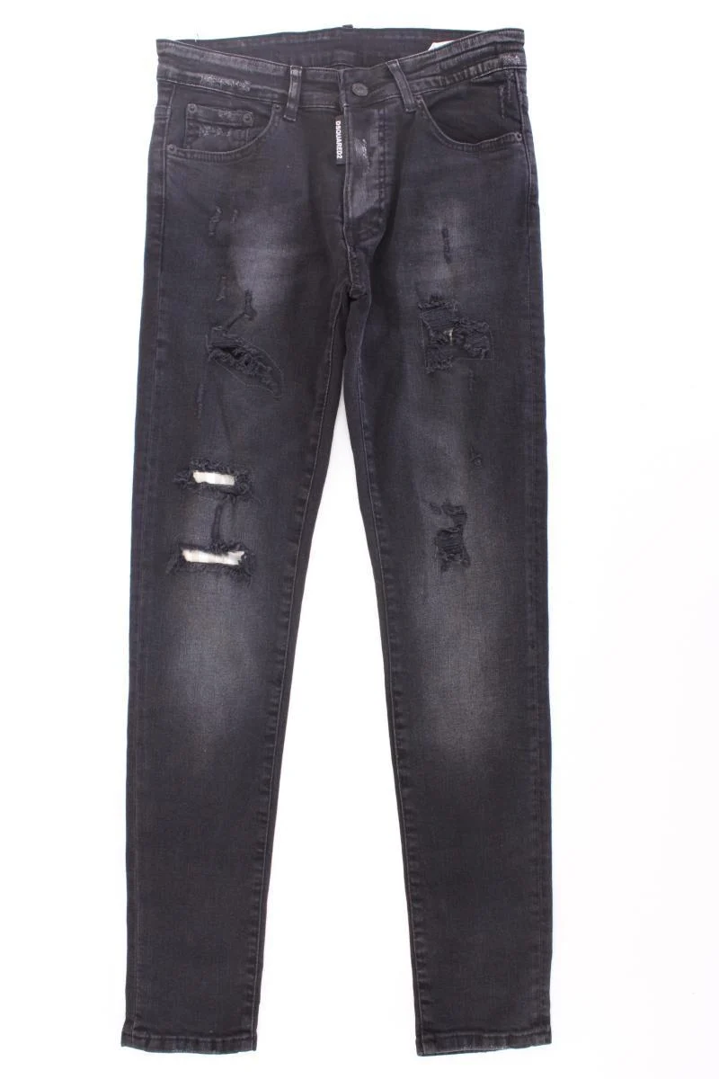 Dsquared2 Skinny Jeans für Herren Gr. 42 grau aus Baumwolle