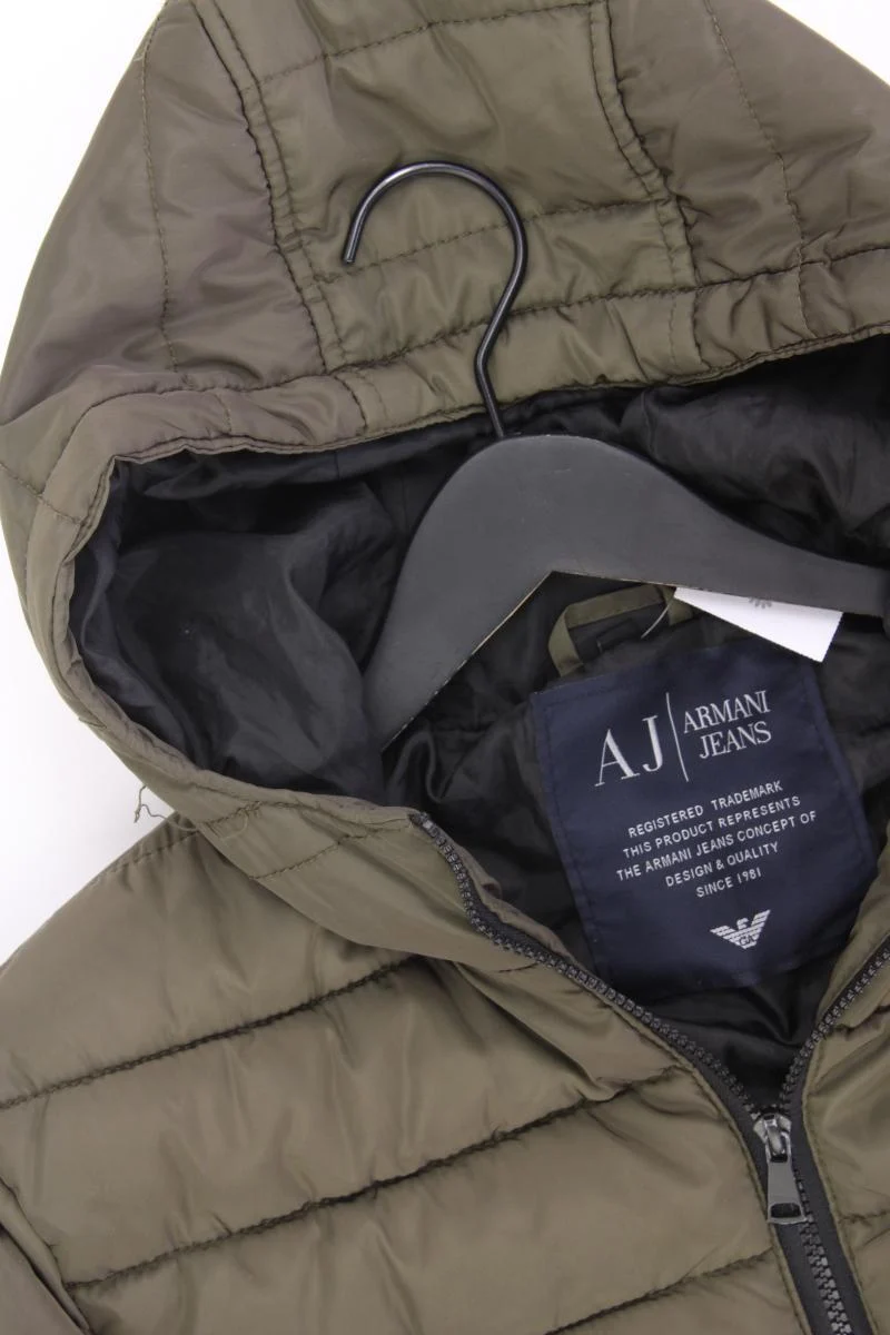 Armani Jeans Steppjacke für Herren Gr. XL olivgrün