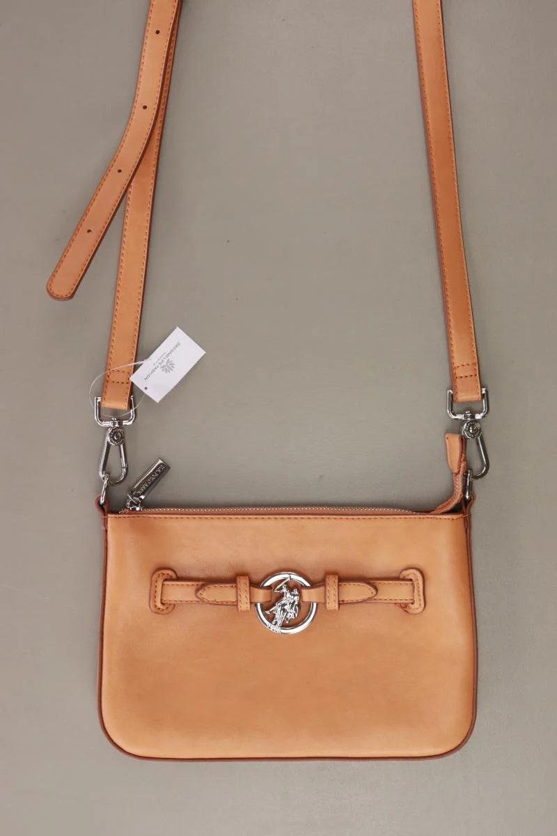 U.S. Polo Assn Umhängetasche braun aus Kunstleder