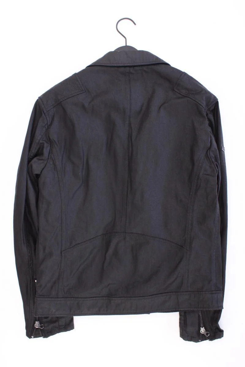 Superdry Bikerjacke für Herren Gr. M schwarz aus Baumwolle
