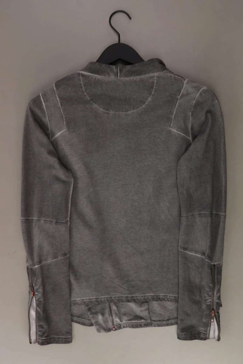Liebeskind Berlin Übergangsjacke Gr. 38 grau aus Baumwolle