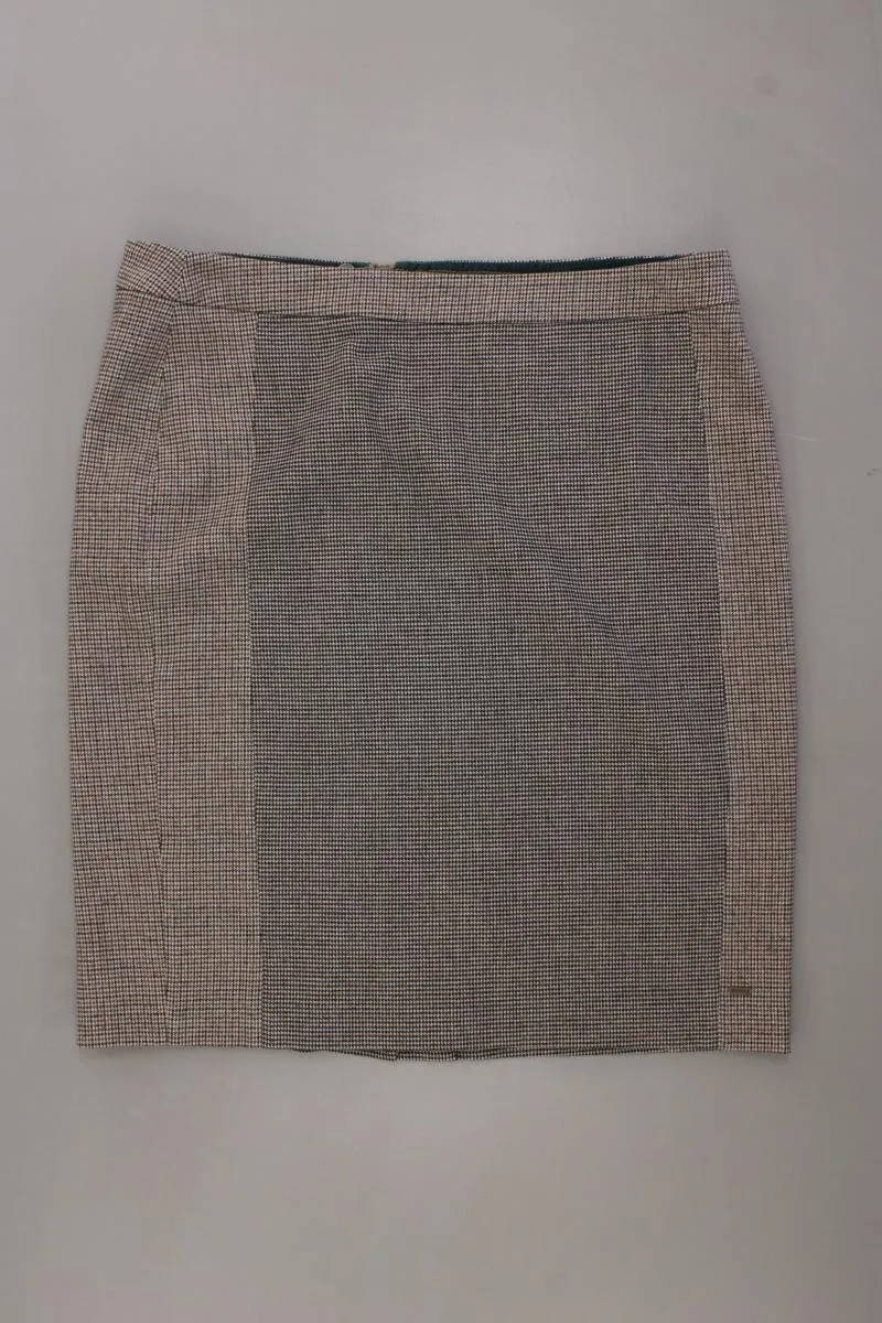 Tommy Hilfiger Rock Gr. UK 12 (L) hahnentritt braun aus Polyester