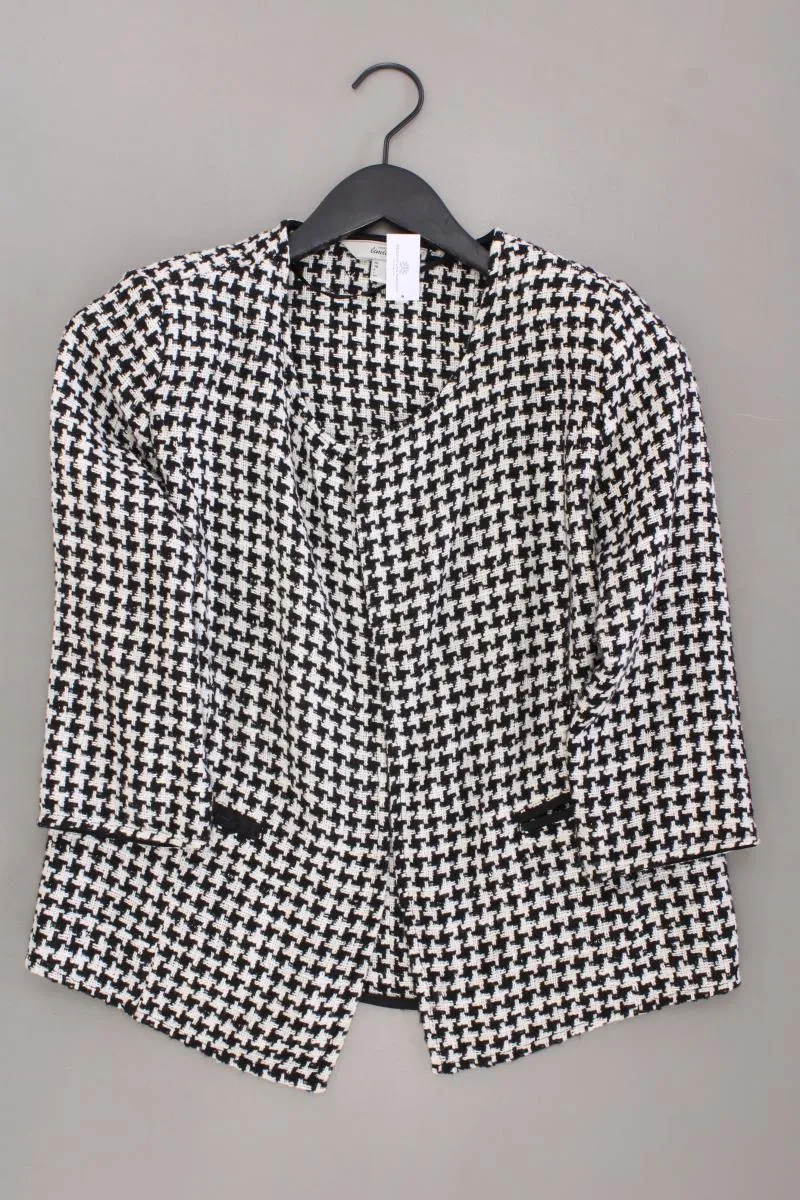 Tchibo Blazer mit Hahnentritt Gr. 36 grau aus Polyester