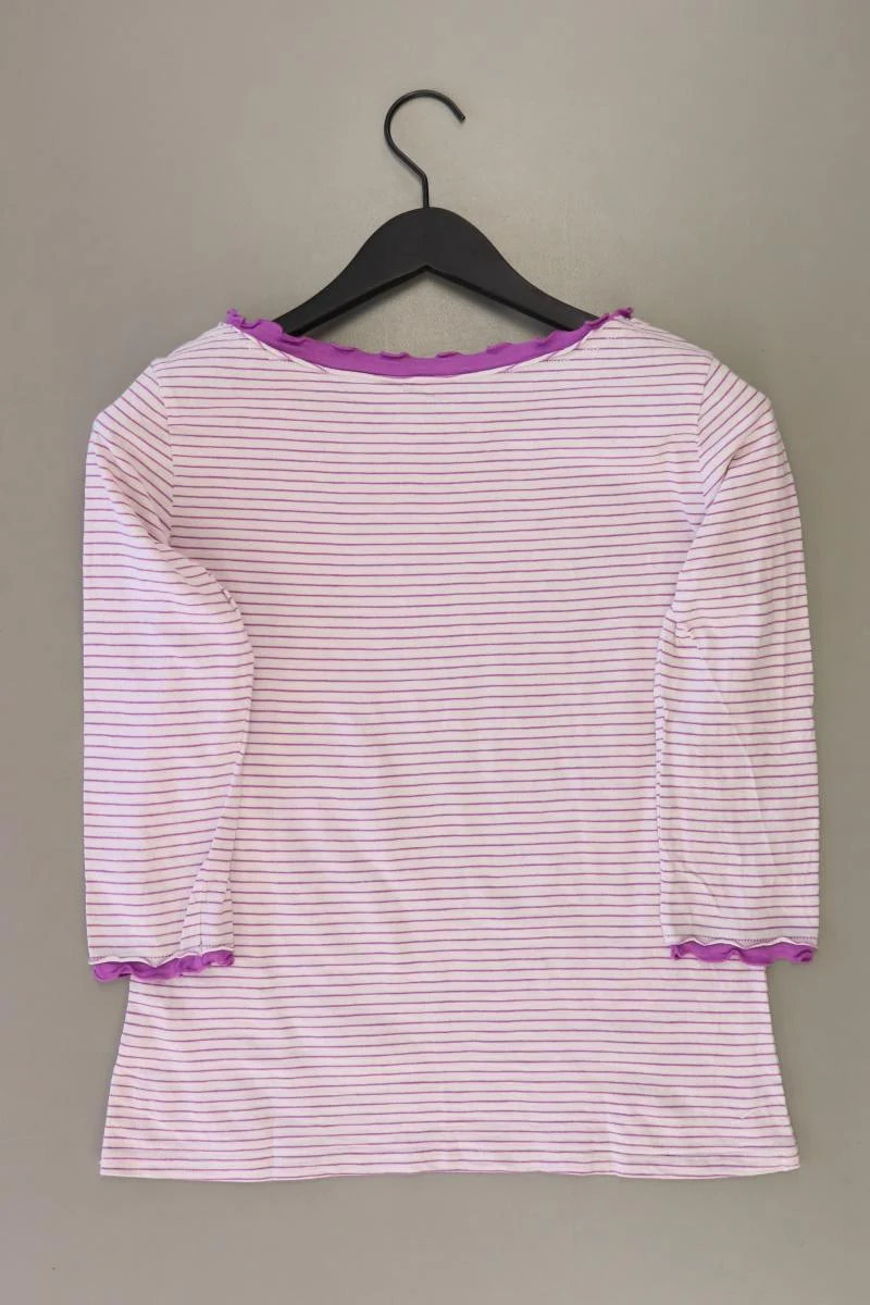 edc by Esprit Ringelshirt Gr. S gestreift 3/4 Ärmel lila aus Baumwolle