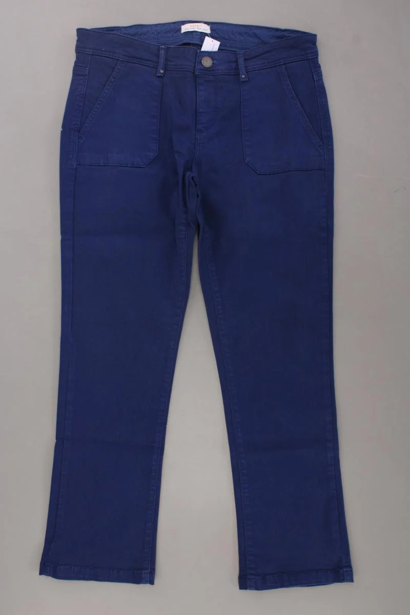 Esprit Hose Gr. 38/L28 blau aus Baumwolle