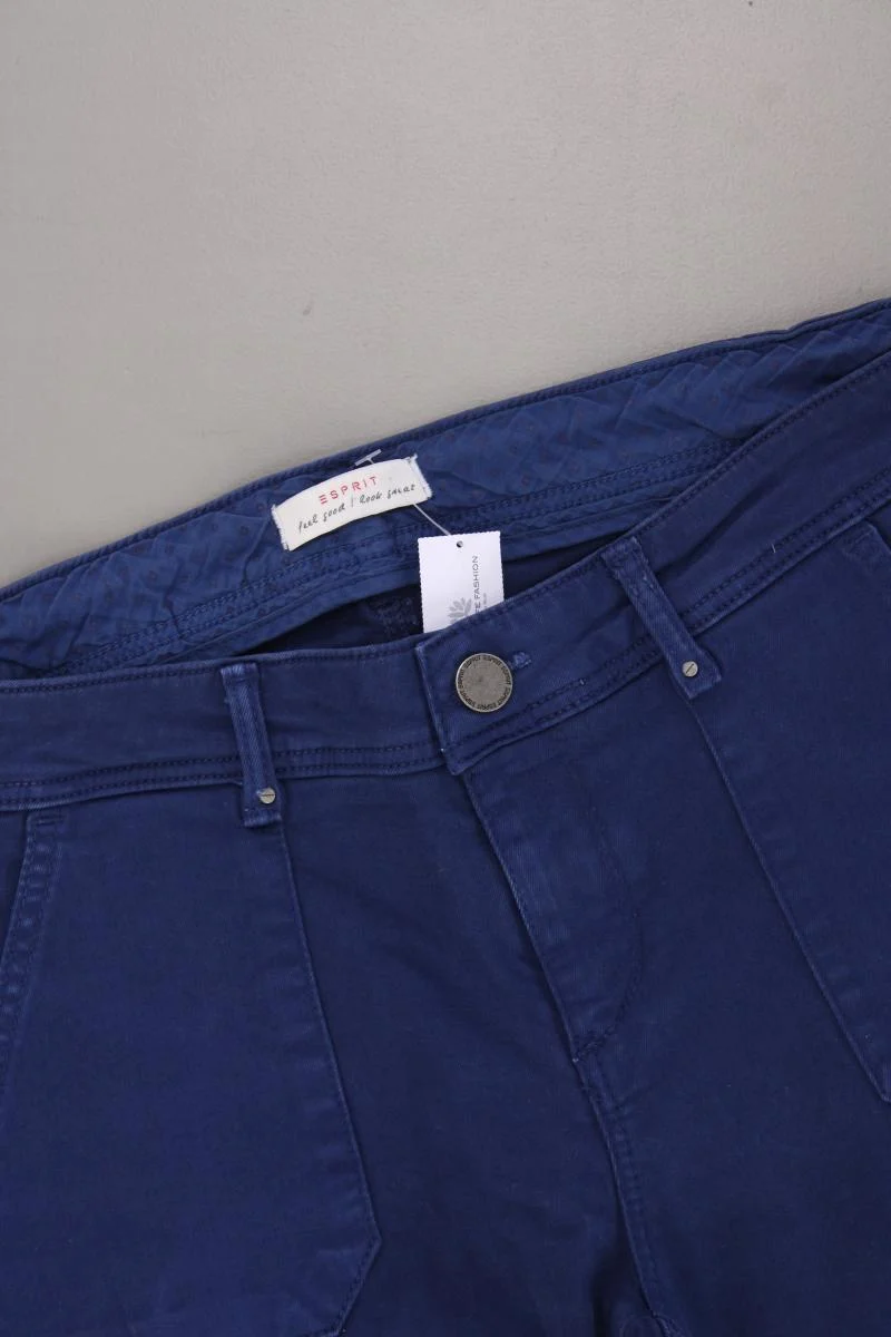 Esprit Hose Gr. 38/L28 blau aus Baumwolle
