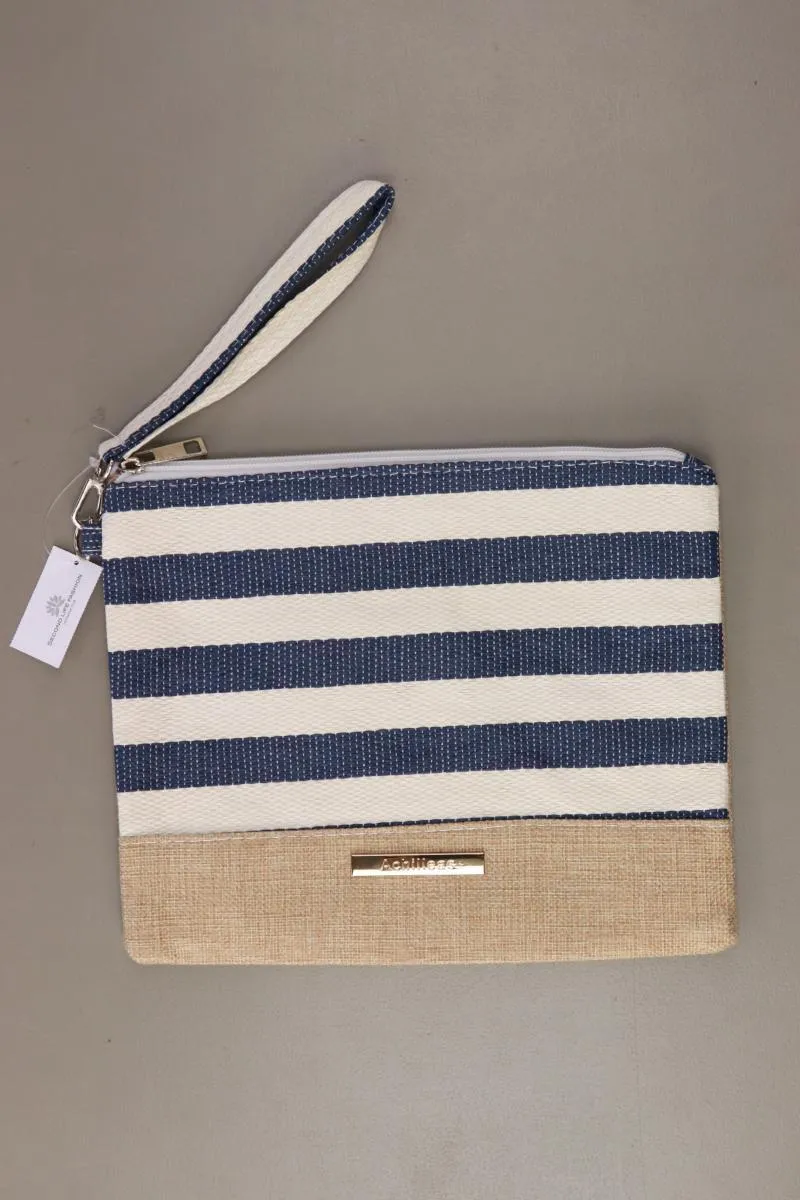 Pouch gestreift blau