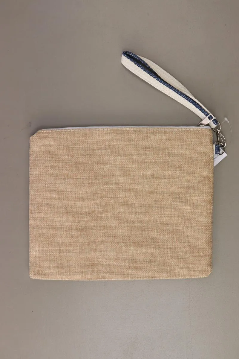Pouch gestreift blau
