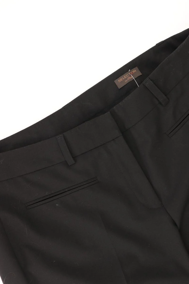 Selection by s.Oliver Anzughose Gr. 38 schwarz aus Polyester