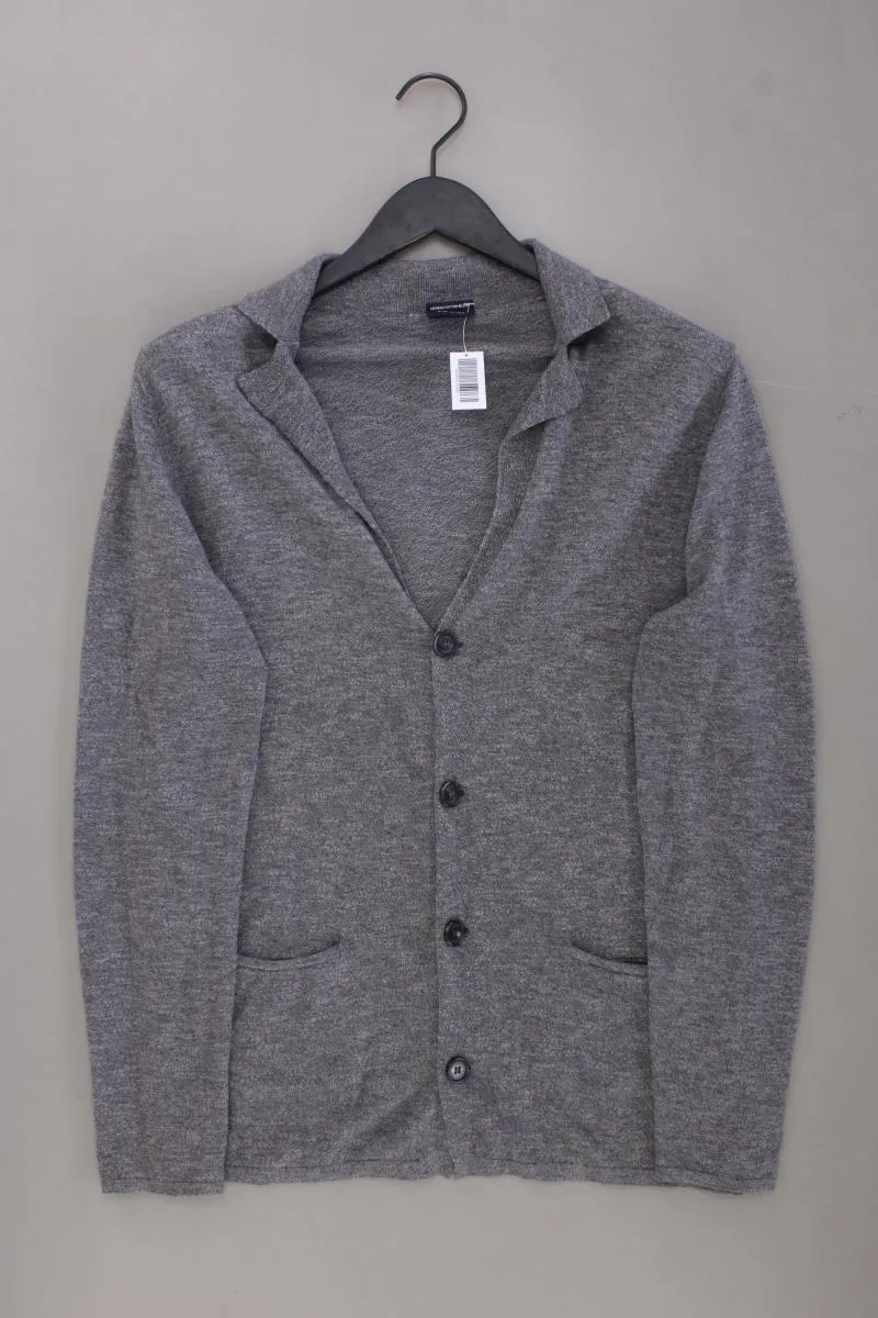 Joop! Strickjacke für Herren Gr. S neuwertig Langarm grau aus Baumwolle