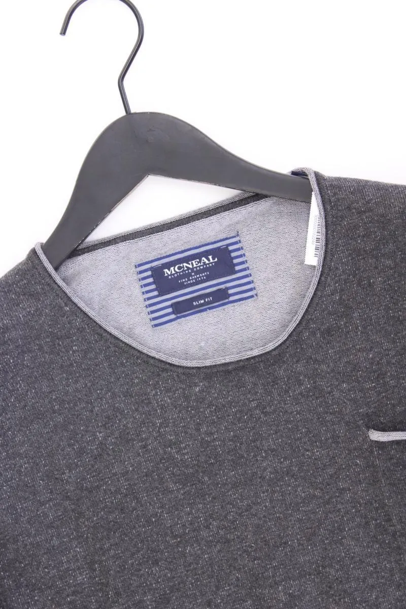 McNeal Feinstrickpullover für Herren Gr. XL grau aus Baumwolle