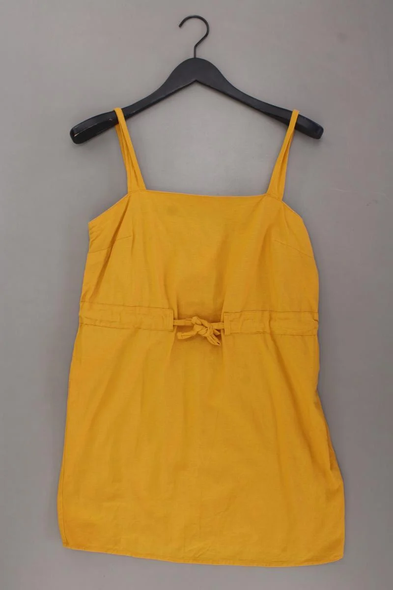 Asos Trägerkleid Gr. 38 gelb aus Baumwolle