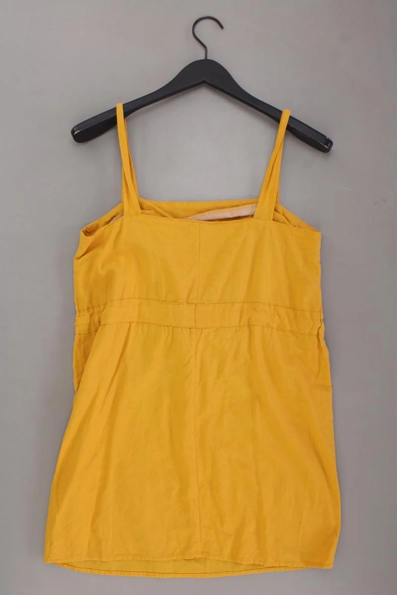 Asos Trägerkleid Gr. 38 gelb aus Baumwolle